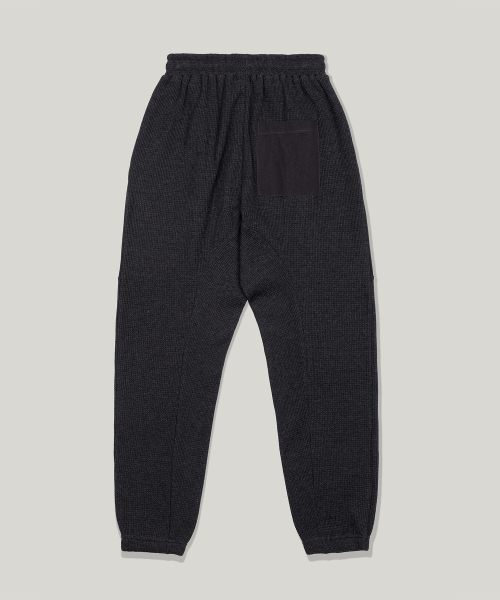 Round Panel Jogger Pants [CHARCOAL]