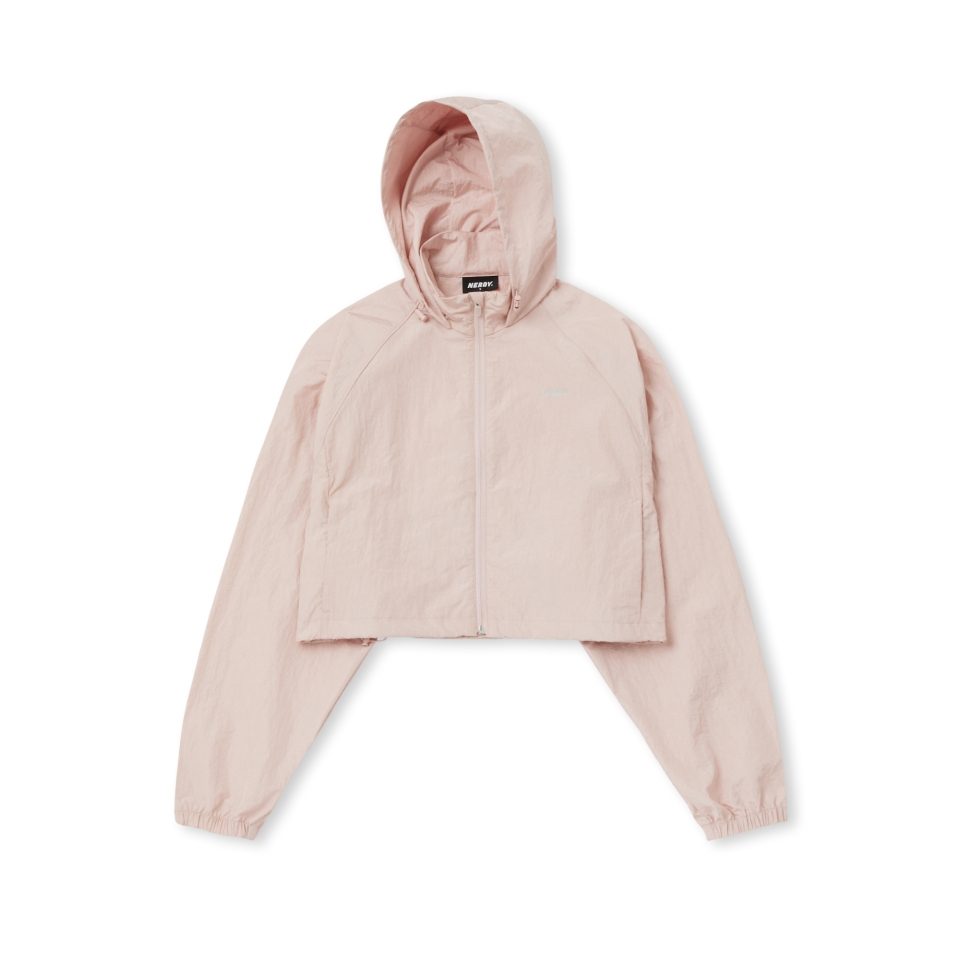 ☆NERDY☆ Women's Sleeve Shirring Windbreaker White MUSINSA | NERDY Women's Sleeve Shirring Windbreaker Silver