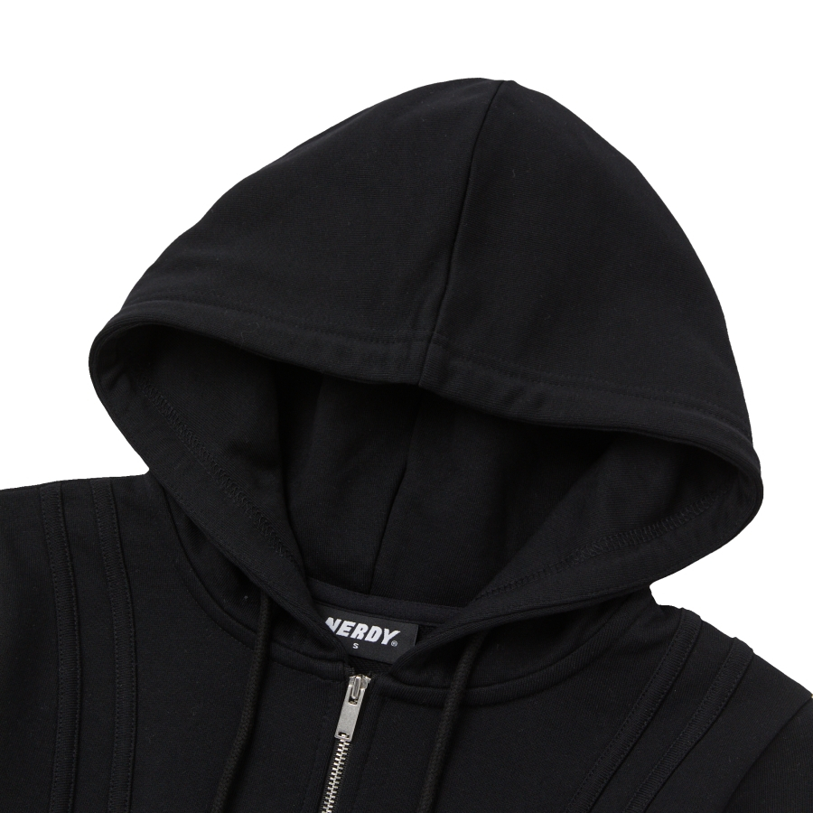 [ NERDY ]★韓国人気★WOMEN'S SLIM ZIP-UP MUSINSA公式 | NERDY Women's Slim Fit Hoodie Zip-Up Black