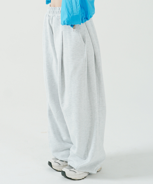 Спортивные брюки Saiba с защипами White Oatmeal ISLP9150