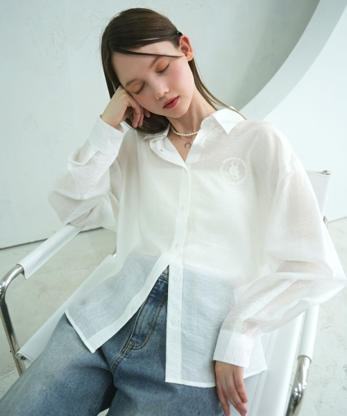 Cencel See-Through Classic Shirt - 6COL