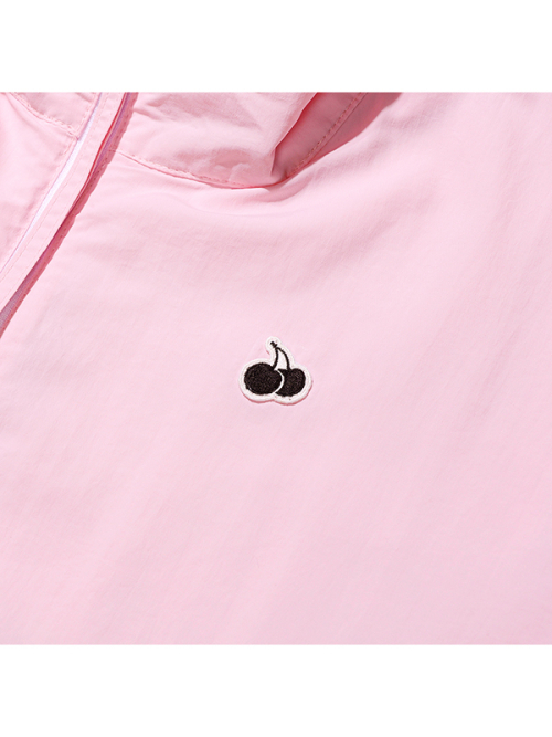 Анорак с полумолнией Uni Mono Cherry [Pink]