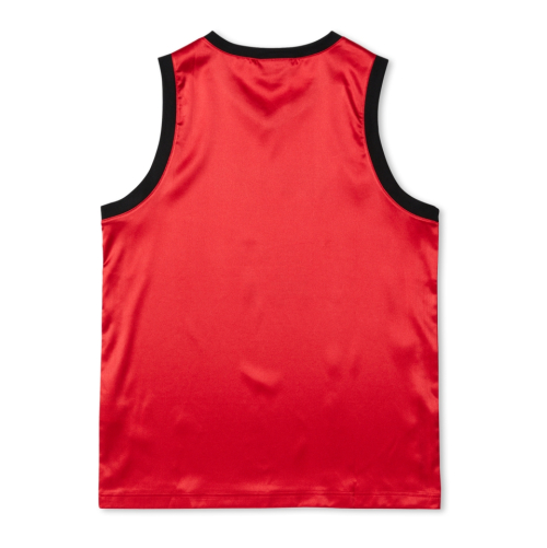 Спортивный трикотажный топ без рукавов Red