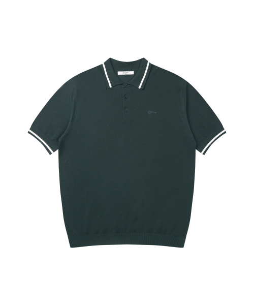 Вязаное поло_Dark Green