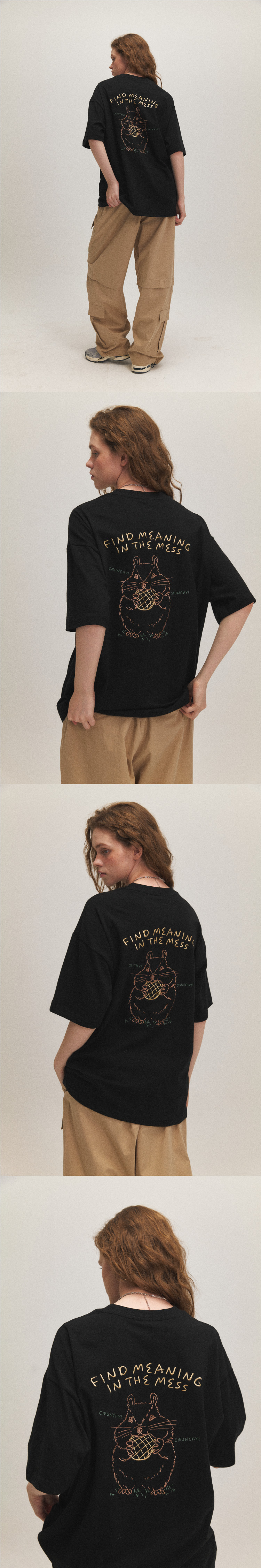MUSINSA公式 | CPGN STUDIO Crunch Embroidery Short-sleeved T