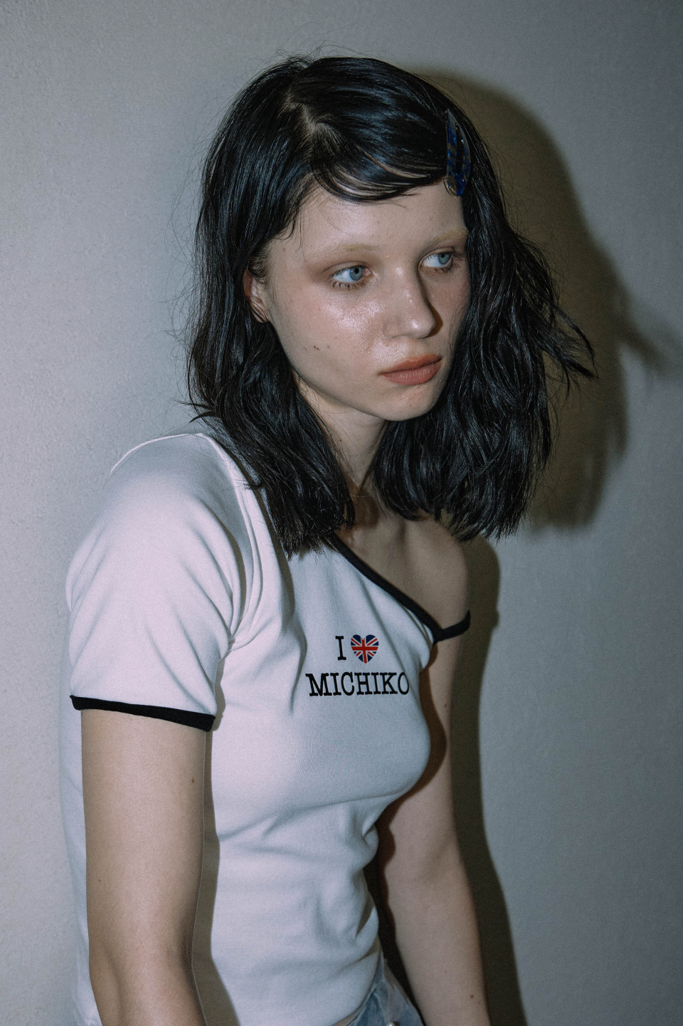 【MICHIKO LONDON】◆HEART UNION JACK UNBALANCE TOP◆大人気◆ MICHIKO LONDON】◇HEART UNION JACK UNBALANCE TOP◇大人気