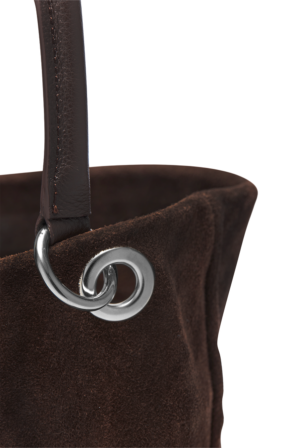 다이닛(DEINET) DEINET SUEDE BIG BAG IN BROWN - 사이즈 & 후기