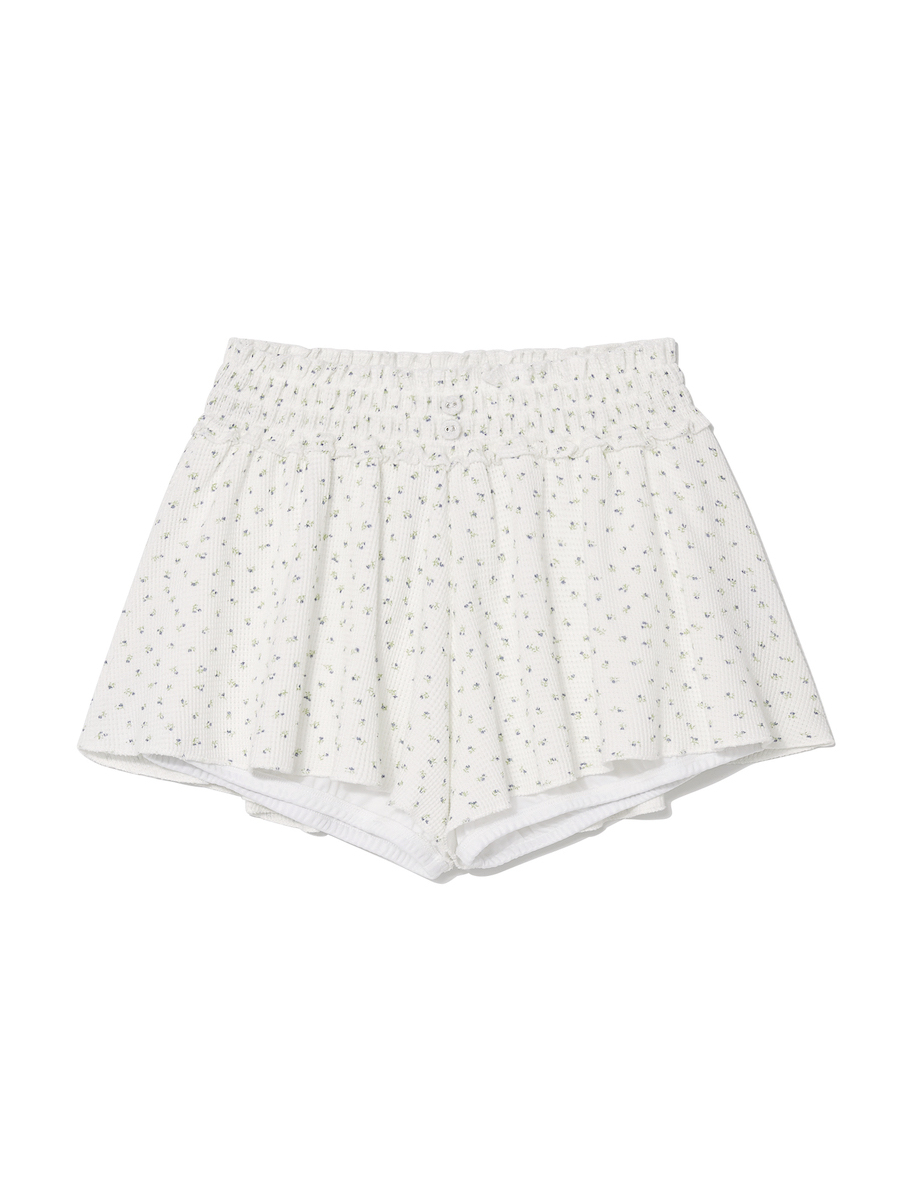★ GLOWNY★ PROVINCE EYELET SHORTS CHOCOLATE GY24BSH001BR ☆ GLOWNY☆ PROVINCE EYELET SHORTS CHOCOLATE GY24BSH001BR