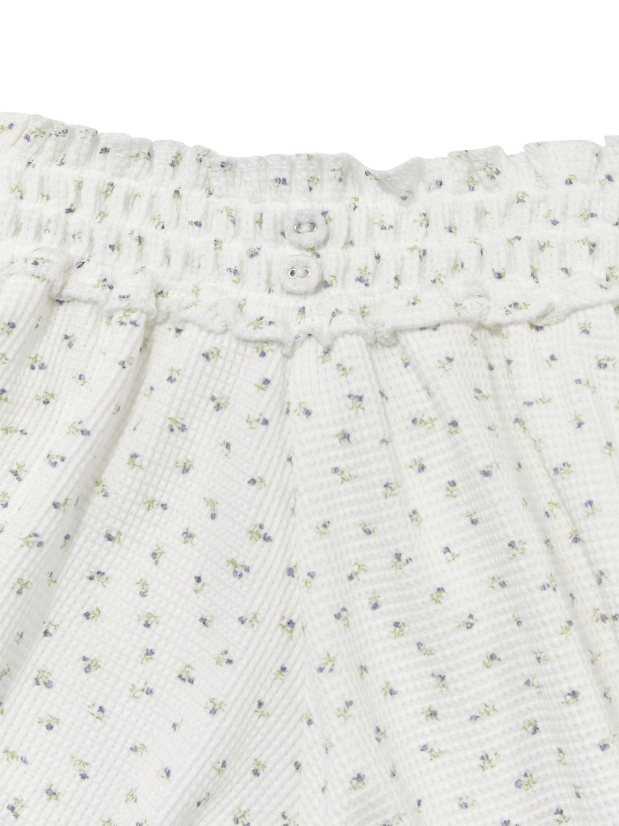 글로니(GLOWNY) PROVINCE EYELET SHORTS (CREAM BLOOM) - 사이즈