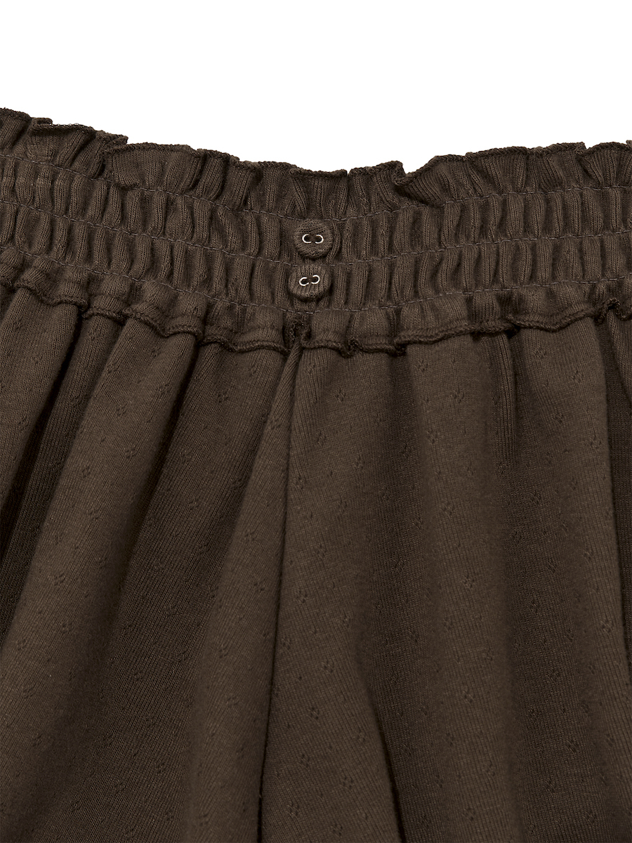 ★GLOWNY★ PROVINCE EYELET SHORTS (CHOCOLATE) 글로니(GLOWNY) PROVINCE EYELET SHORTS (CHOCOLATE) - 사이즈