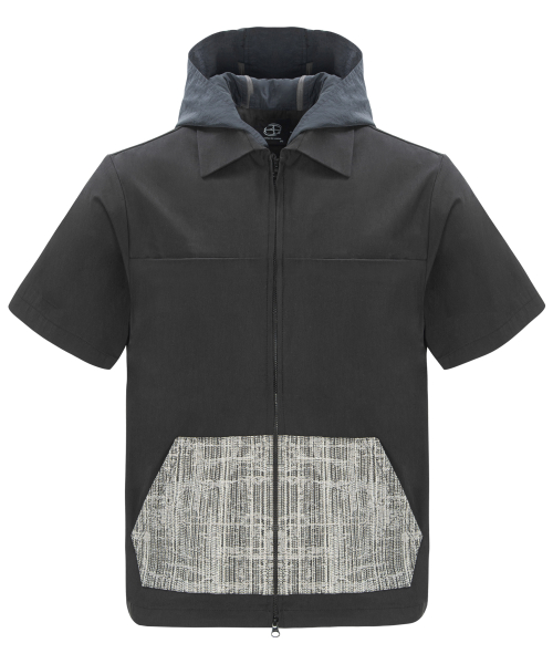 Двусторонняя куртка с капюшоном 2-way 01, Black