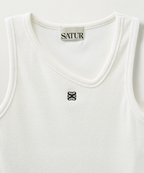 (W) Асимметричный многослойный топ без рукавов Pure White