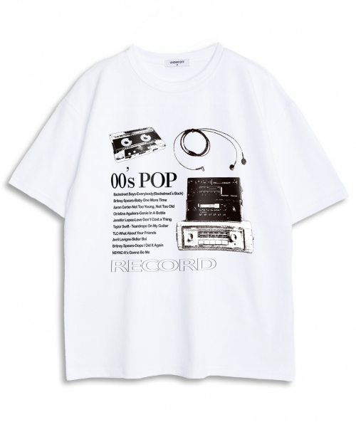 оверсайз crew neck Ninetysop логотип коротким рукавом футболка чёрный