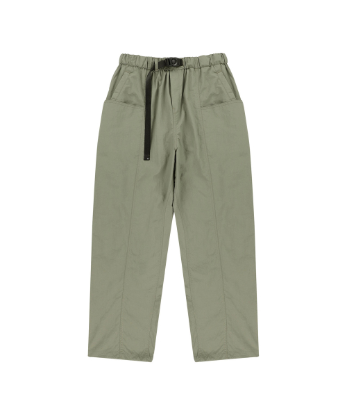 Two-way wind pants (olive gray)