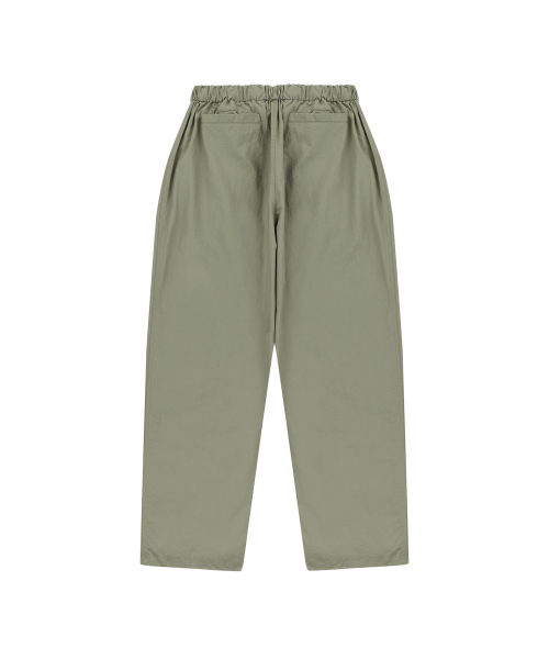 Two-way wind pants (olive gray)