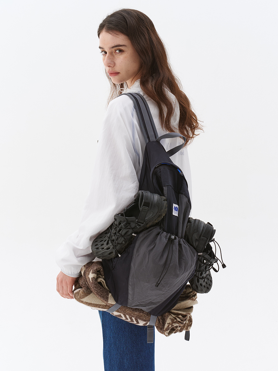 【MADDEN】Zinger Color Block Backpack Zinger Color Block Backpack Black - 감도 깊은 취향 셀렉트샵 29CM
