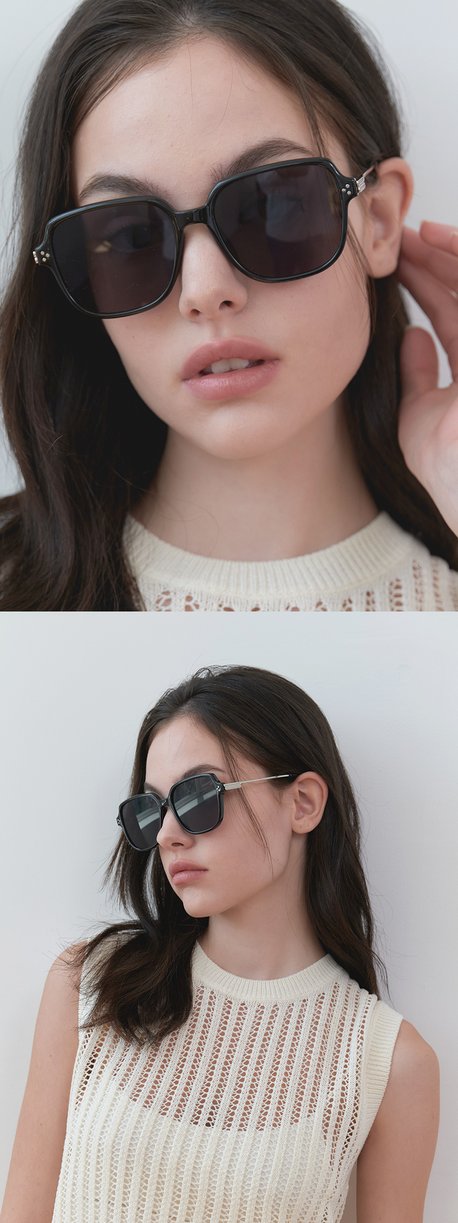 サングラス ^ONE BRILLIANT^ AvaOB406Black Ava-OB406-Black 원브릴리언트(ONE BRILLIANT) Ava-OB406-Black - 사이즈 & 후기