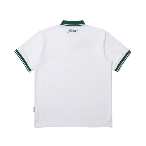 Malbon Championship поло WHITE (MAN)