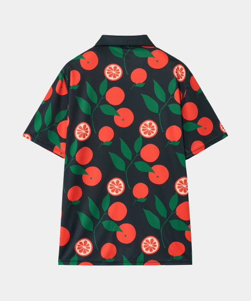 RESORT SHIRT ORANGE GREEN