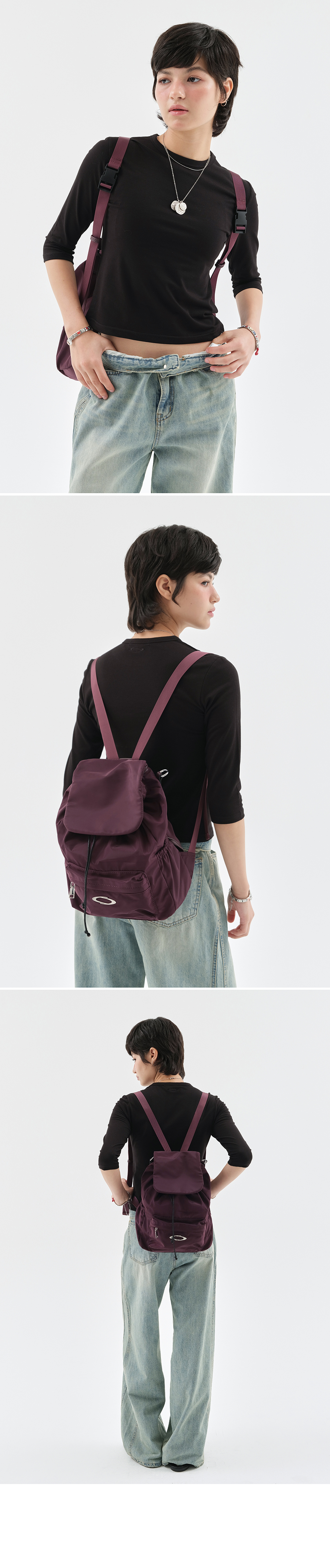 ★NOIAGO★ Two Way Comfort Backpack Purple NOI1290 MUSINSA | NOIAGO NOI1290 Two Way Comfort Backpack (Purple)