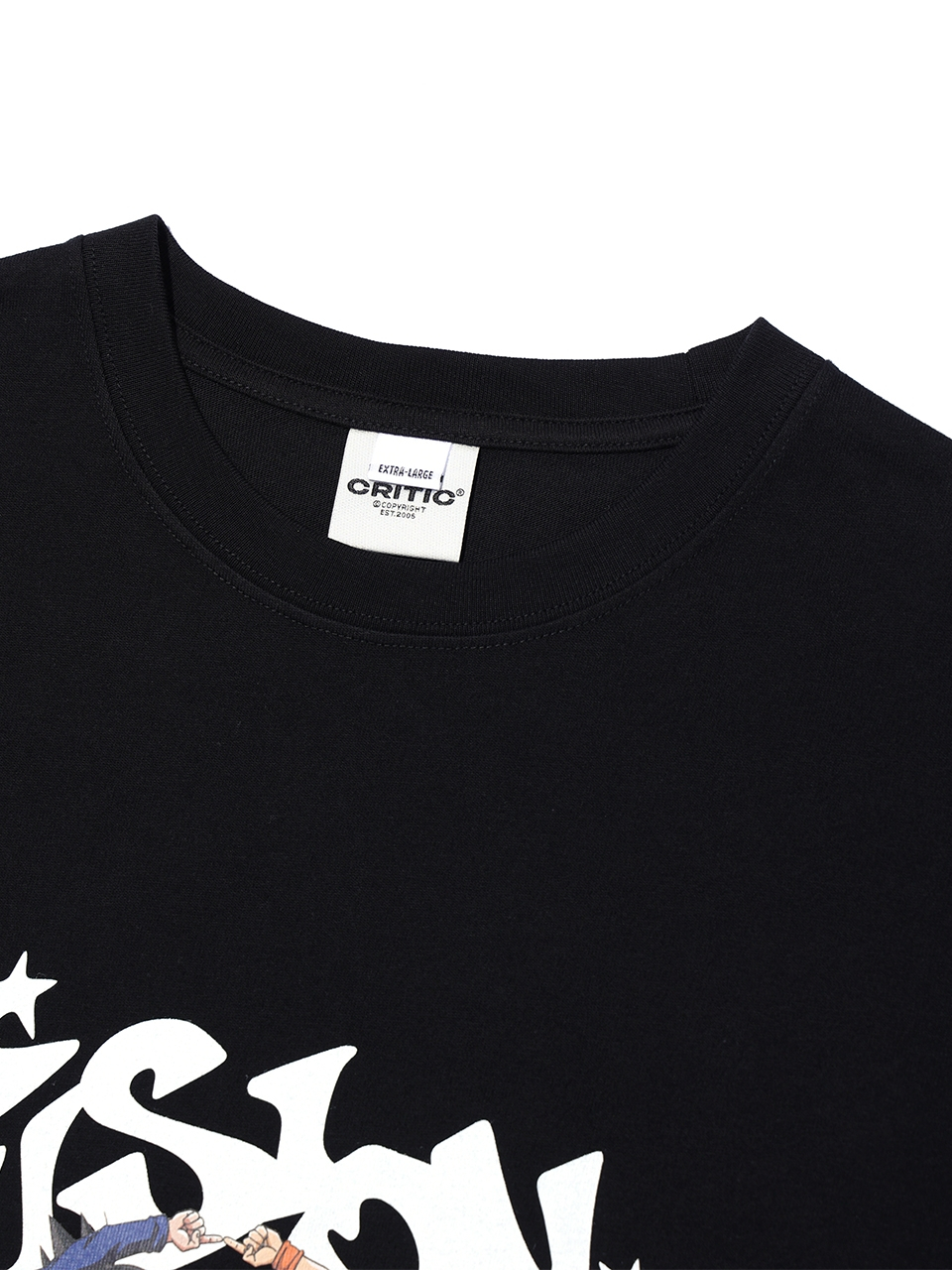 Tシャツ・カットソー CRITIC X DRAGON BALL Z GOTENKS FUSION TS BLACK CRITIC X DRAGON BALL Z GOTENKS FUSION TS BLACK