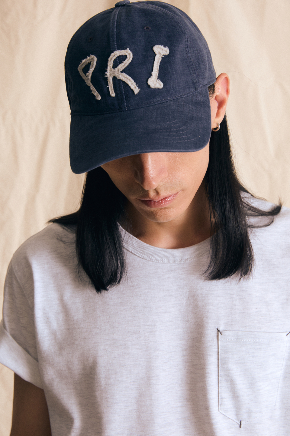 帽子 thoughtwefriends waradice SIN CAP VARZAR バザール Gold stud over fit ball cap | ファッション