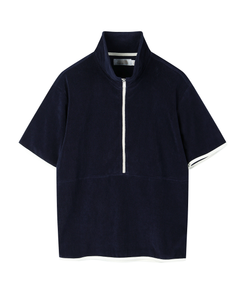 Махровый анорак Terry s/s Half Zip (Navy)