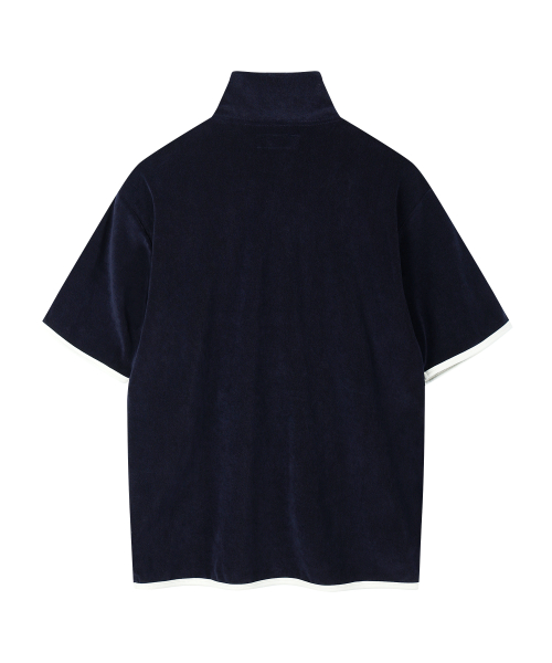 Махровый анорак Terry s/s Half Zip (Navy)
