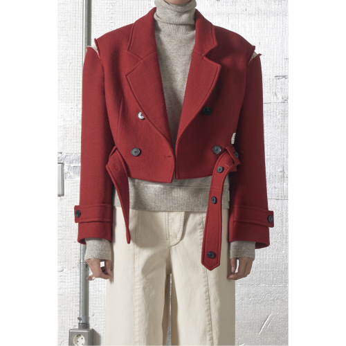 Crop Wool Coat_RQCAW23576REX