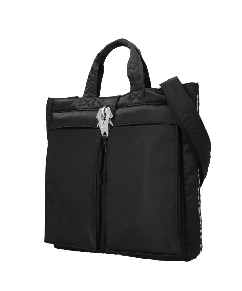 Raven Expandable Tote Bag / Black thumbnail 7