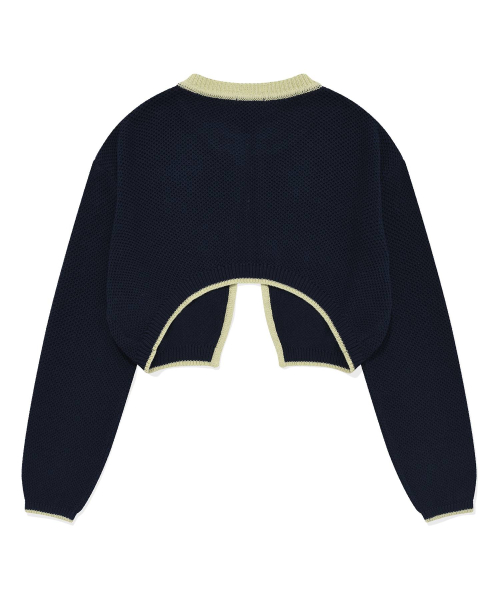 Женский трикотажный кардиган болеро Navy