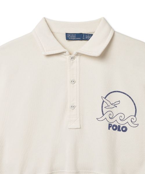 Пуловер W Logo French Terry - Natural