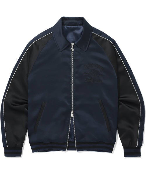 Женский бомбер сукаджан Arch Clover Heart Navy