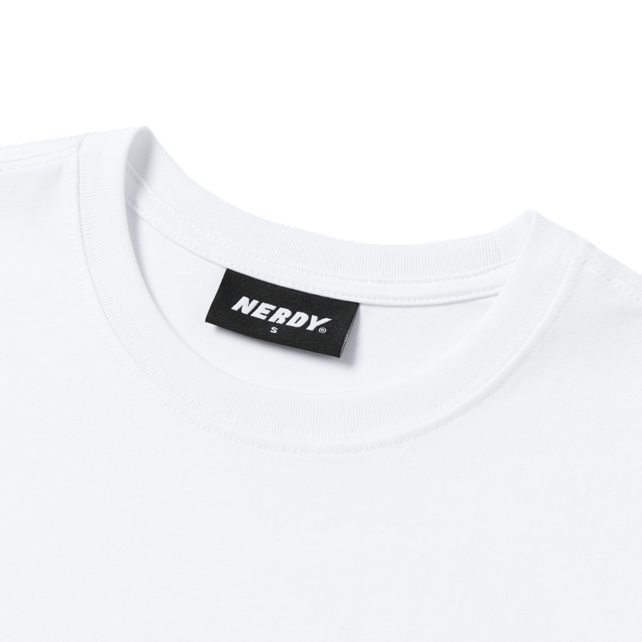 MUSINSA | NERDY Cat Wappen Short Sleeve T-Shirt White