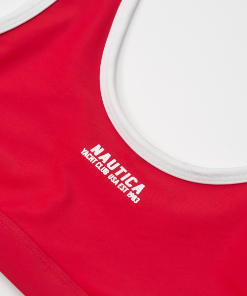 LETTERING BIKINI TOP