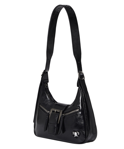 BETTYBOOP Buckle Pocket Cross Shoulder Bag_Black