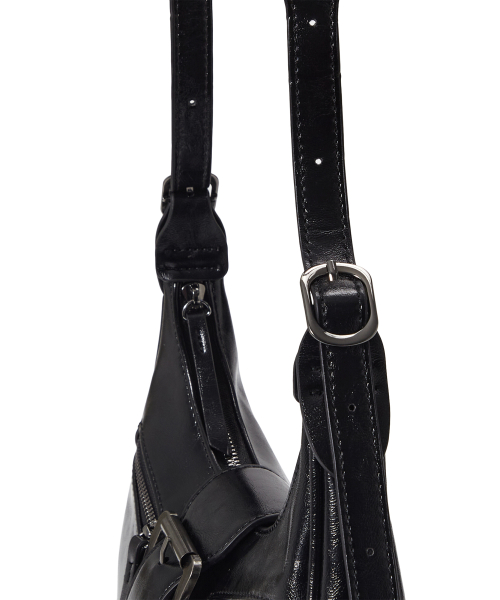 BETTYBOOP Buckle Pocket Cross Shoulder Bag_Black
