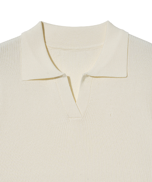 Вязаное поло 85-VIVAJ023 с боковой сборкой, 4 colors