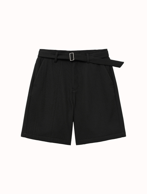 Плиссированные шорты 3D (Black)