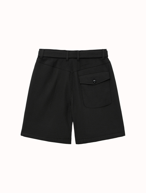Плиссированные шорты 3D (Black)