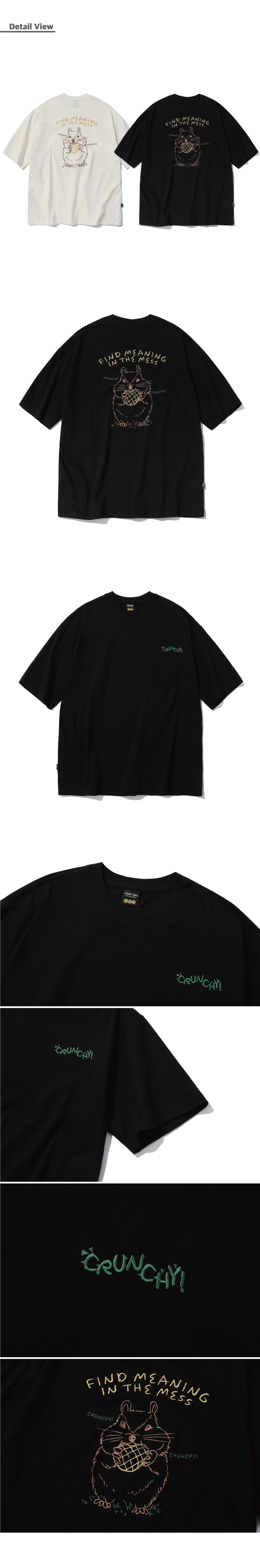 MUSINSA | CPGN STUDIO Crunch Embroidery Short-sleeved T