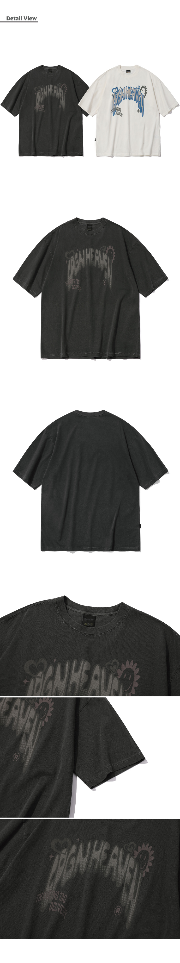 【CPGN STUDIO】24SS★ HEAVEN CREW Short Sleeve Tee MUSINSA | CPGN STUDIO HEAVEN CREW Short Sleeve T-shirt Cream