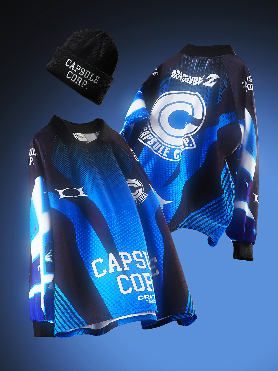 ◆CRITIC X DRAGON BALL Z CAPSULE CORP JERSEY◆ MUSINSA | CRITIC CRITIC x DRAGON BALL Z CAPSULE CORP JERSEY BLUE