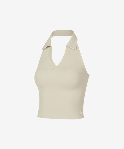 El-flex F Collar Halter-top