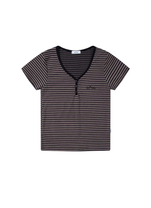 CANDY STRIPE T / BLACK