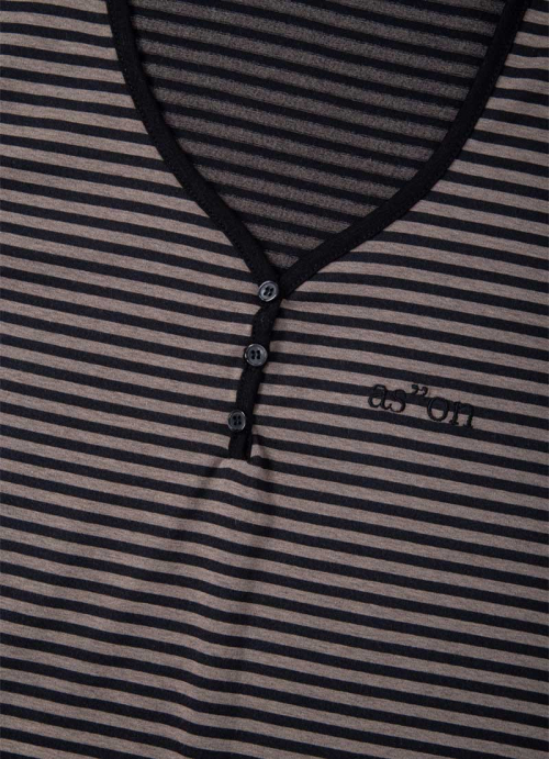 CANDY STRIPE T / BLACK