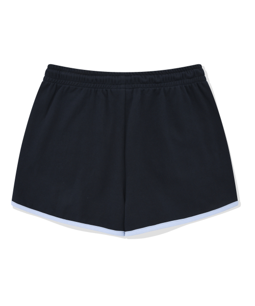 Женские свитшотовые шорты с C логотипом Navy
