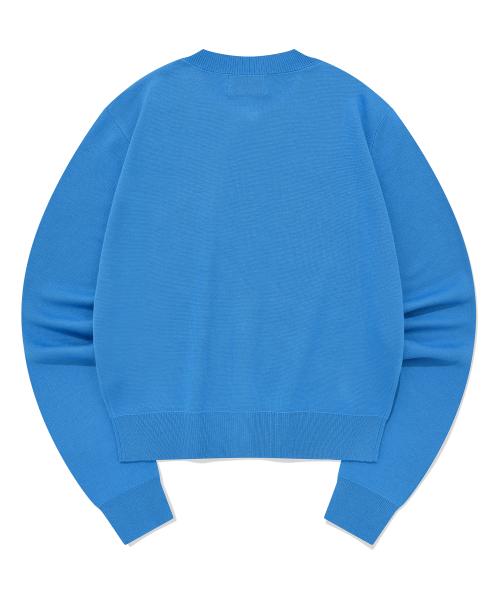 Женский укороченный вязаный кардиган Blue