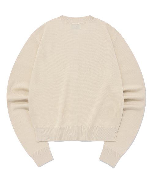 Женский укороченный вязаный кардиган Beige