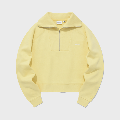 Женский свитшот на молнии до груди Yellow